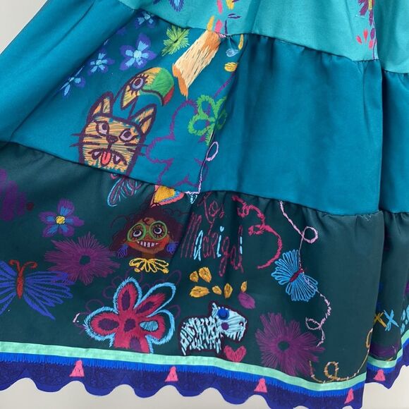 Disney Childs Encanto Mirabel Dress and Glasses Halloween Costume Small 4-6 - Picture 11 of 12